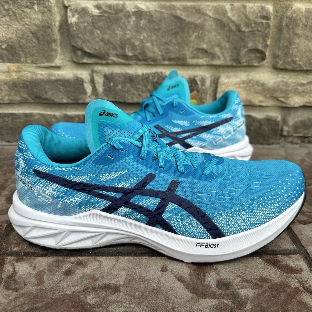 Men's 11 M - ASICS‎ Dynablast 3 Running Shoes Island Blue Indigo Blue NEW